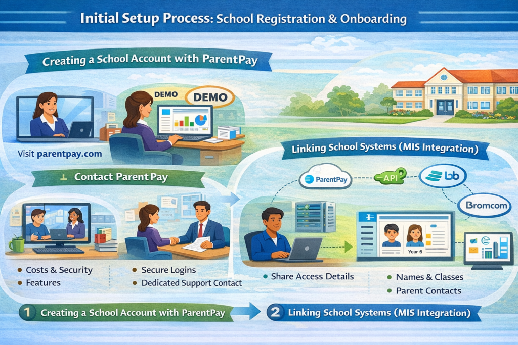Initial Setup Process (School Registration & Onboarding)