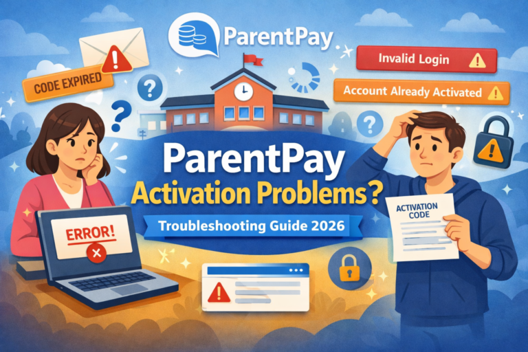 ParentPay Account Activation Problems