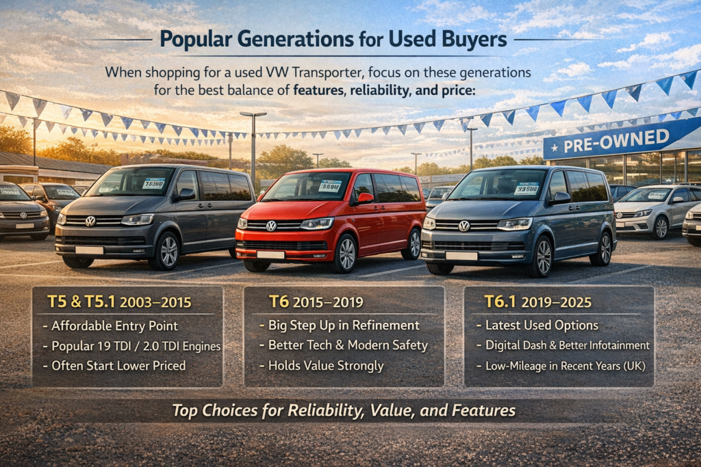 Popular Generations for Used Buyers