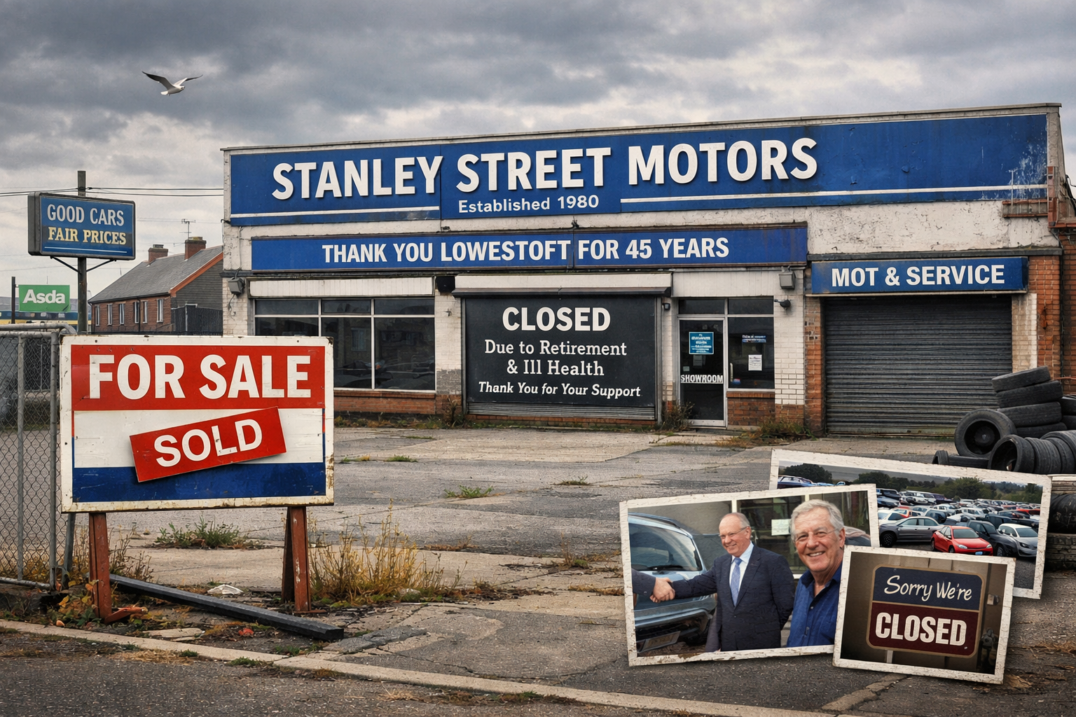 Stanley Street Motors Lowestoft Closes