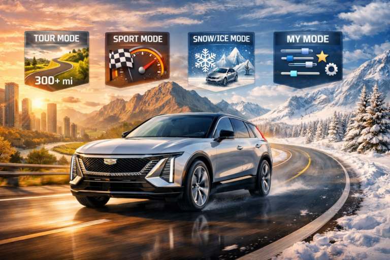 Do the Driving Modes in Cadillac Lyriq Offer Different Ranges or Battery Usages