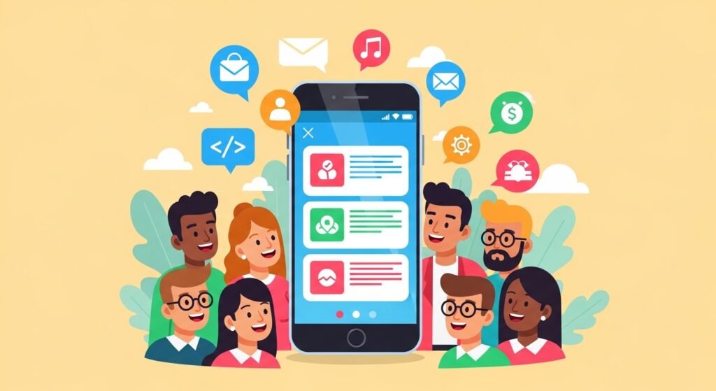 application mobile dualmedia