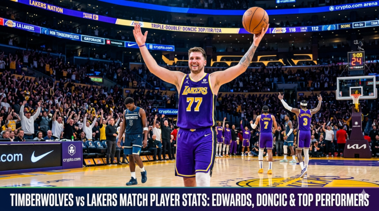 Timberwolves vs Lakers Match Player Stats