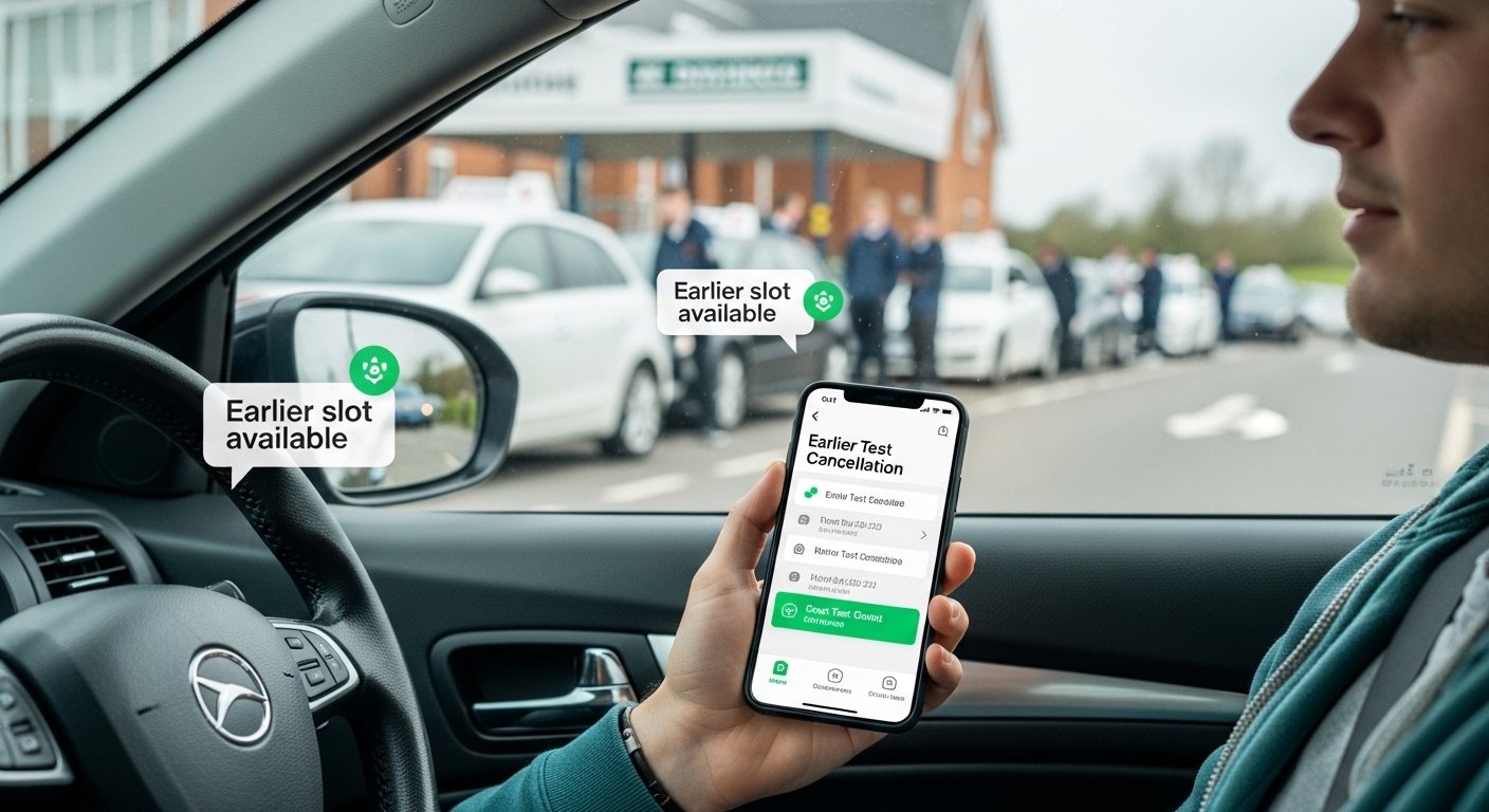 driving test cancellation app
