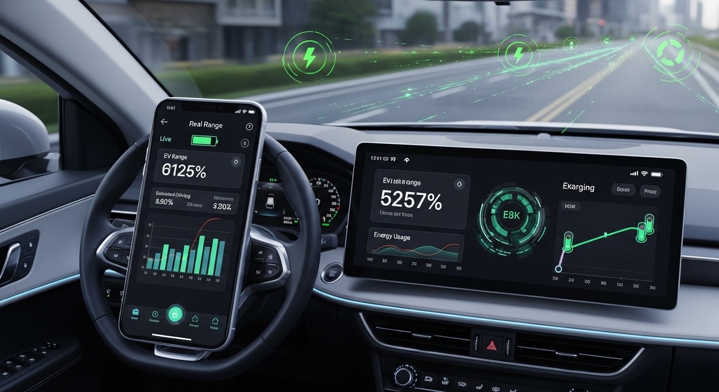 my ev real time range data app